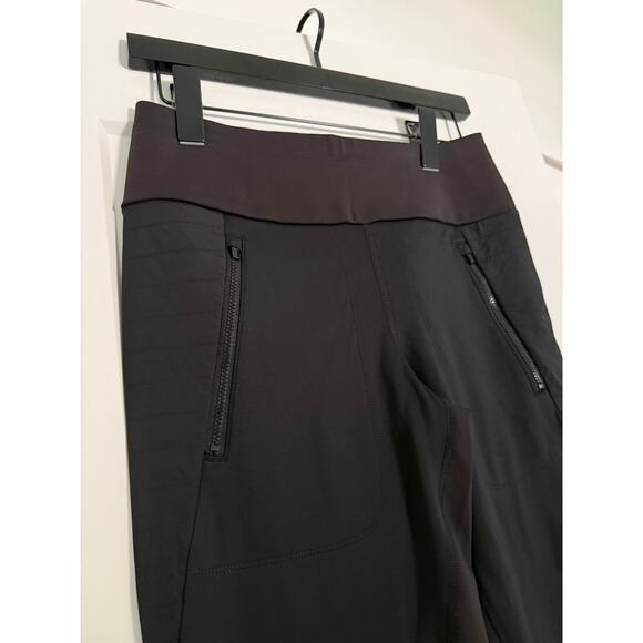 $108 New Athleta Peak Hybrid Fleece Tight - Black - Small - Picture 5 of 10